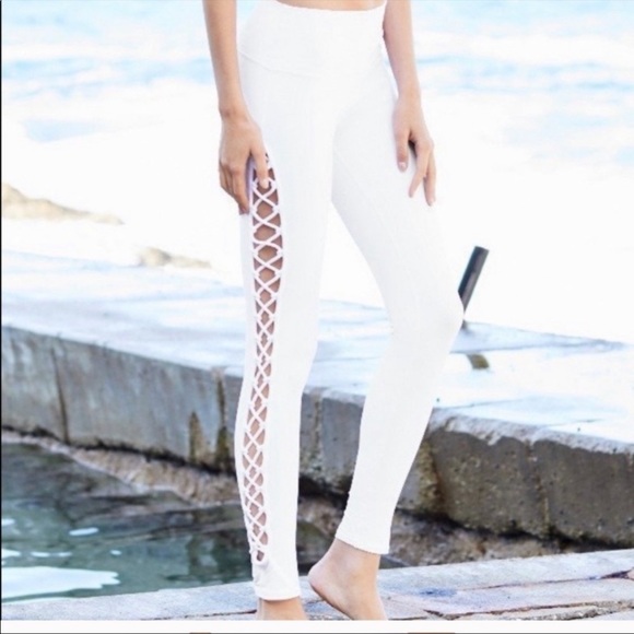 Alo White Leggings